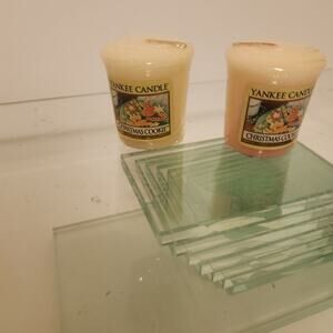 Set of 2 Votive Yankee Candle "Christmas Cookie" candles
